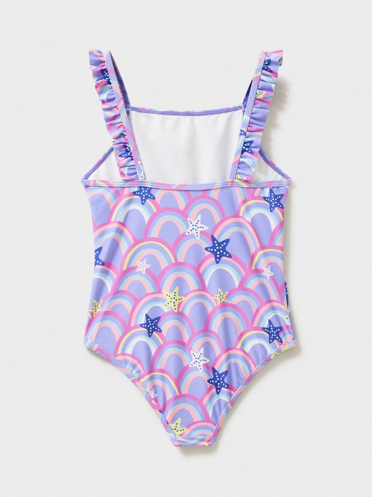 Crew Clothing Red Frill Swimsuit - Image 2 of 4