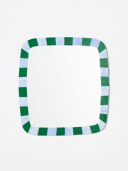 Oliver Bonas Green Alyssa Glass Wall Mirror - Image 4 of 4