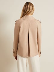 Phase Eight Natural Lola Cropped Trench Jacket - Image 2 of 7