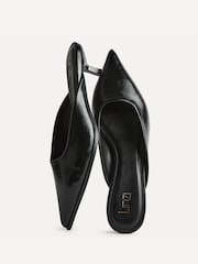 Linzi Black Marissa Mule Court Heels - Image 5 of 6