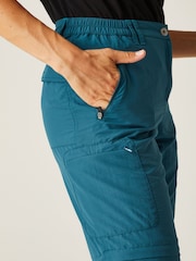 Regatta Blue Chaska Zip Off II Trousers - Image 4 of 9