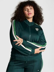 Victoria's Secret PINK Deep Forest Green Tracksuit Full Zip Jacket - Image 1 of 3