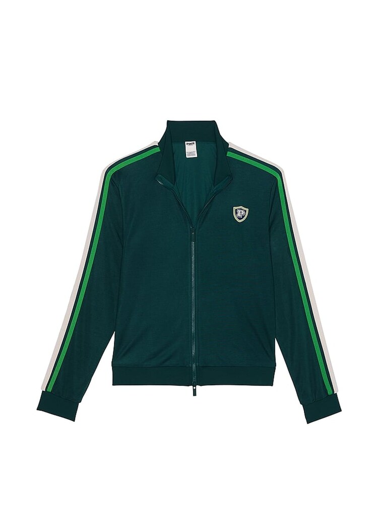 Victoria's Secret PINK Deep Forest Green Tracksuit Full Zip Jacket - Image 3 of 3