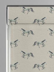 Sophie Allport Grey Horse Made to Measure 100% Cotton Roman Blinds - Image 3 of 6