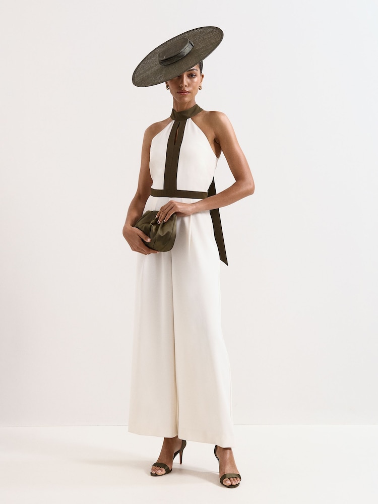 Phase Eight Cream Monica Jumpsuit - Image 1 of 6 Phase Eight Cream Monica Jumpsuit - Image 1 of 6