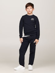 Tommy Hilfiger Blue Logo Sweatshirt - Image 2 of 5