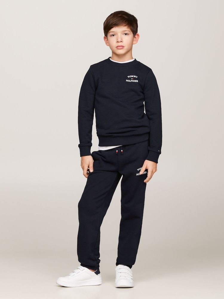 Tommy Hilfiger Blue Logo Sweatshirt - Image 2 of 5 Tommy Hilfiger Blue Logo Sweatshirt - Image 2 of 5