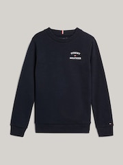 Tommy Hilfiger Blue Logo Sweatshirt - Image 5 of 5
