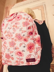 Cath Kidston Pink Floral Compact Backpack - Image 3 of 11