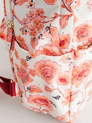 Cath Kidston Pink Floral Compact Backpack - Image 9 of 11