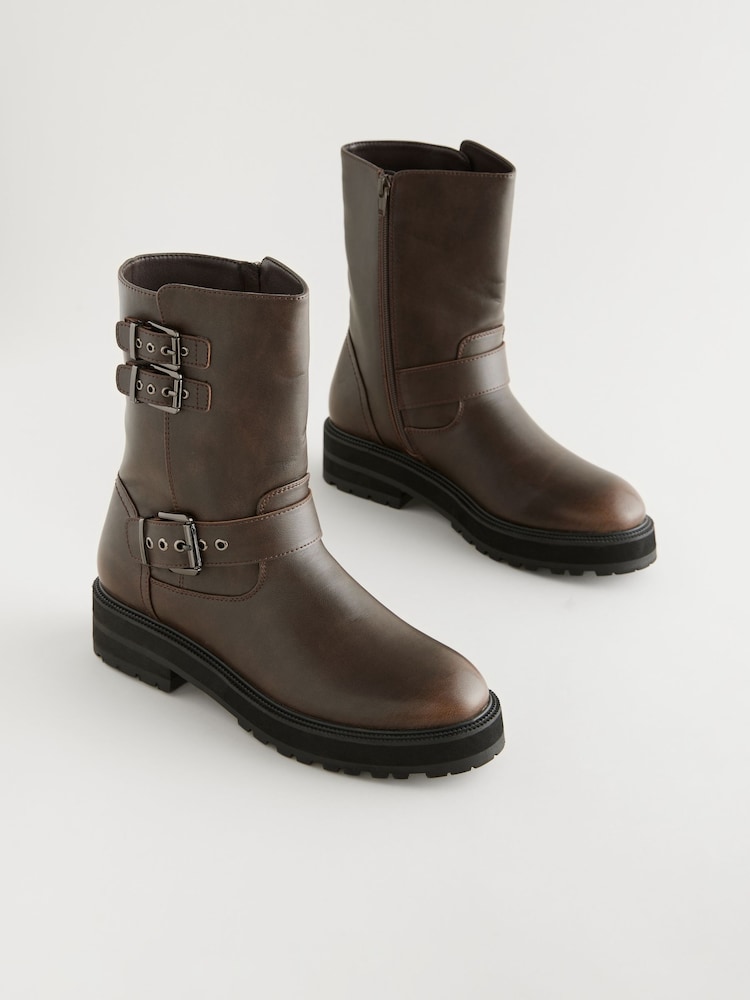 Block Heel Leather Boots Marks Spencer Ladies Ankle Boots Buy