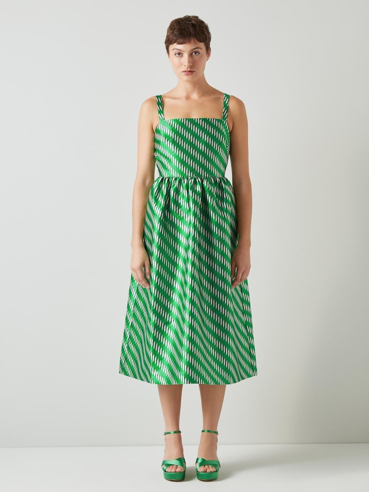 LK Bennett Elodie Geometric Dress - Image 1 of 3 LK Bennett Elodie Geometric Dress - Image 1 of 3