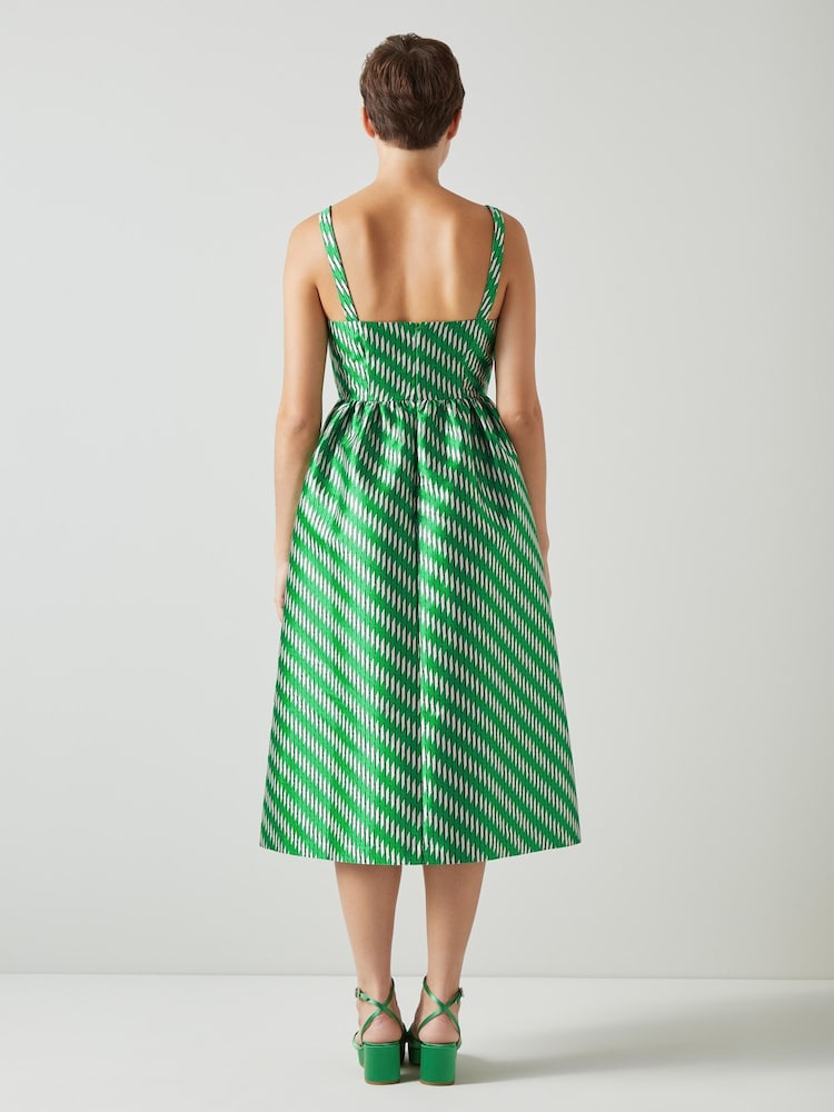 LK Bennett Elodie Geometric Dress - Image 2 of 3 LK Bennett Elodie Geometric Dress - Image 2 of 3