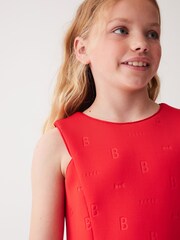 Baker by Ted Baker Red Seam Scuba Dress - Image 4 of 8