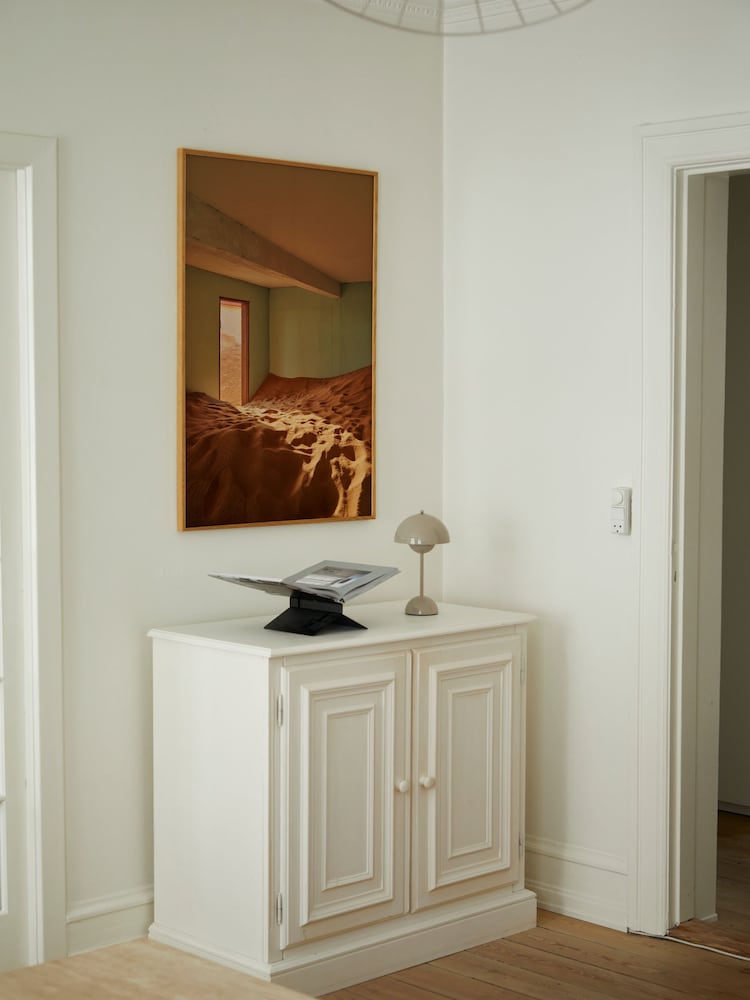 Paper Collective Red Sand Village I Framed Wall Art Print in Natural Oak Frame - Image 2 of 4 Paper Collective Red Sand Village I Framed Wall Art Print in Natural Oak Frame - Image 2 of 4