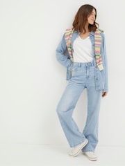 FatFace Blue Blue Salle Stripe Jeans - Image 4 of 6