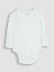 JoJo Maman Bébé Lilac Purple Fairy Cord Embroidered Baby Dress & Body Set - Image 6 of 9