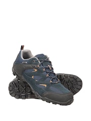Mountain Warehouse Blue Mens Curlews Waterproof Walking Shoes - Image 1 of 5