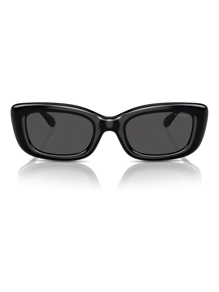 COACH Hc8390U Rectangle Black Sunglasses - Image 1 of 5