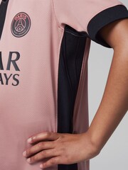 Nike Pink Jr. PSG 24/25 Third Stadium Football Shirt - Image 5 of 8