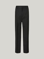 Trutex Boys Regular Leg Black 2 Pack School Trousers - Image 4 of 5