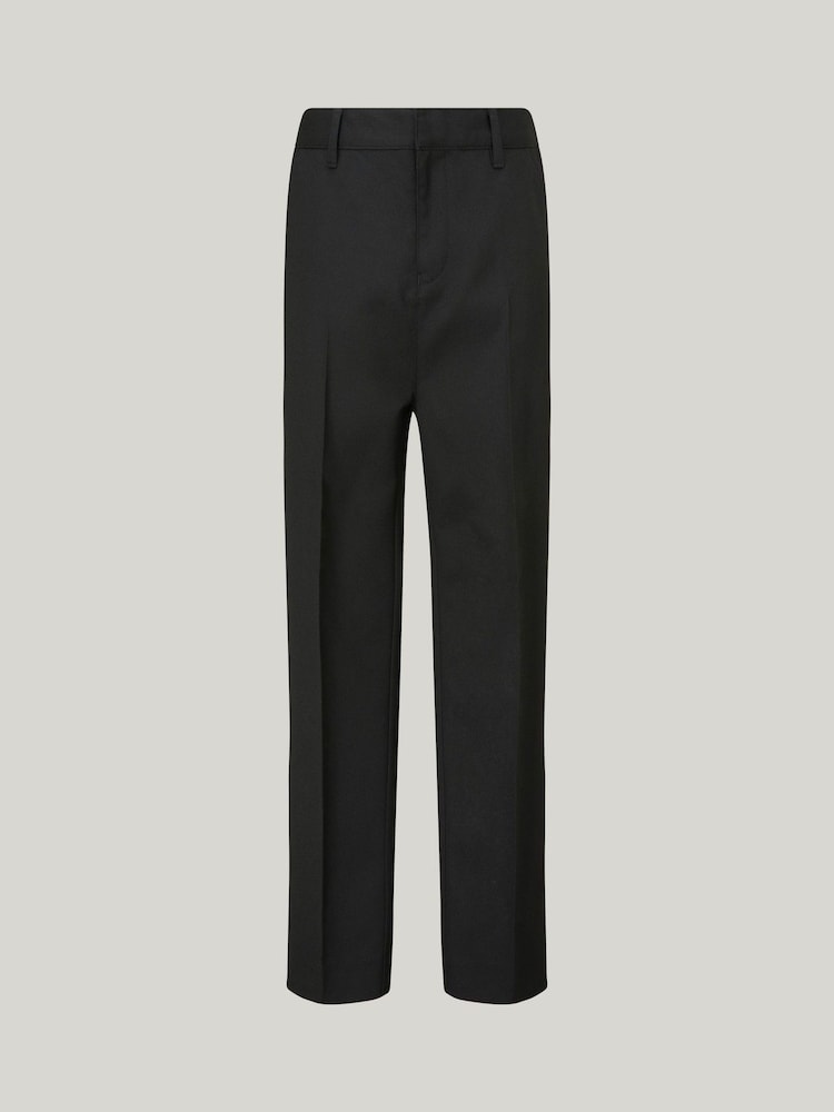 Trutex Boys Regular Leg Black 2 Pack School Trousers - Image 4 of 5