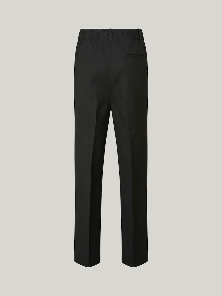 Trutex Boys Regular Leg Black 2 Pack School Trousers - Image 5 of 5