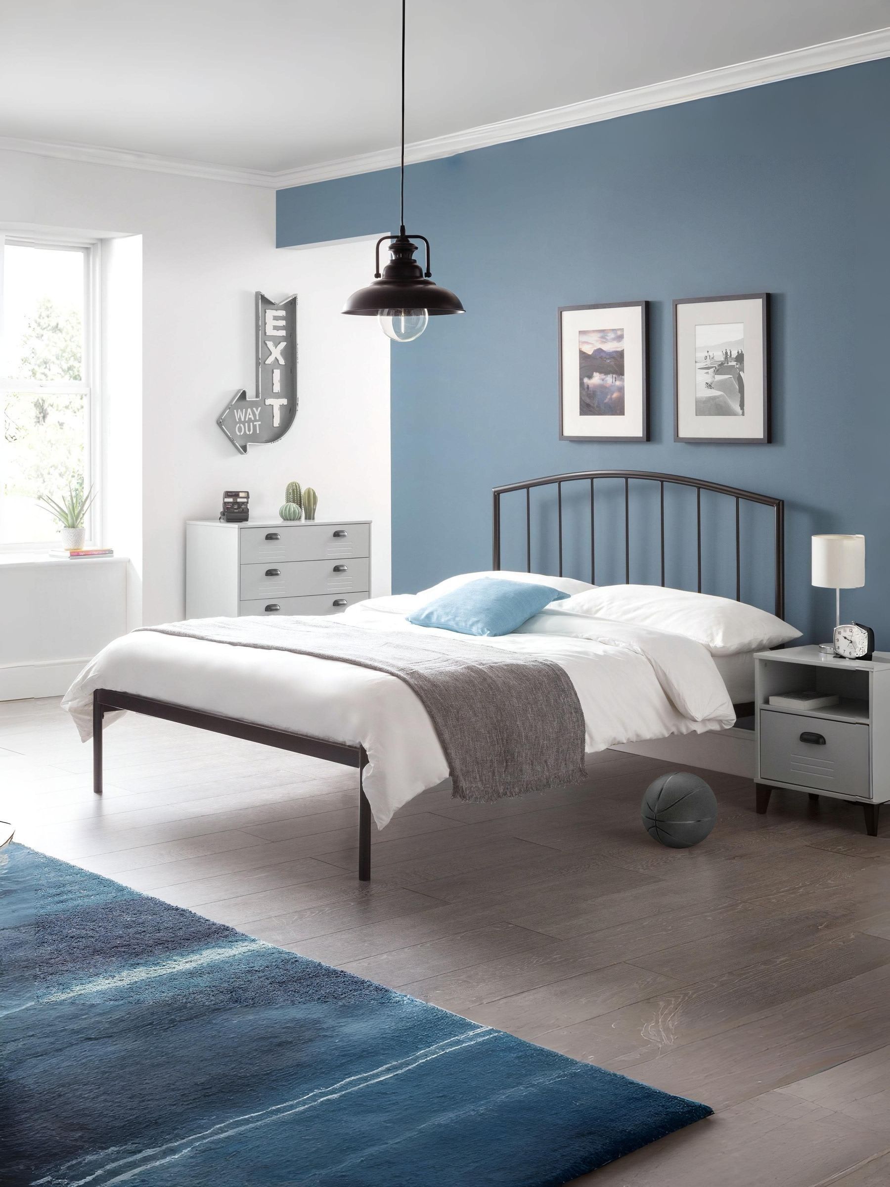 Julian Bowen - Metal Bed Frame - Double - Anthracite - Image 7