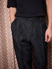 Черный - Edit Textured Suit Trousers - Изображение 3 из 8