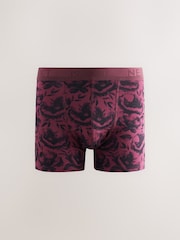 Green/Red/Blue Floral 4 pack Rich Trunks Boxers - Image 2 of 8