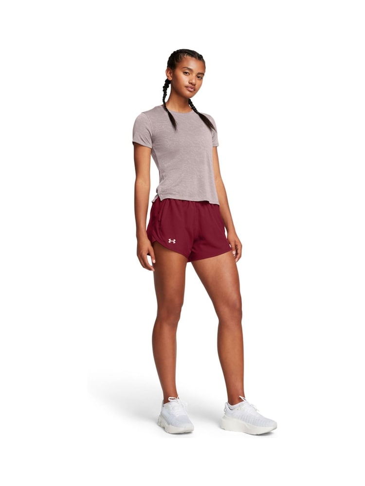 Under Armour Red Fly By 3 Shorts - Image 3 of 6