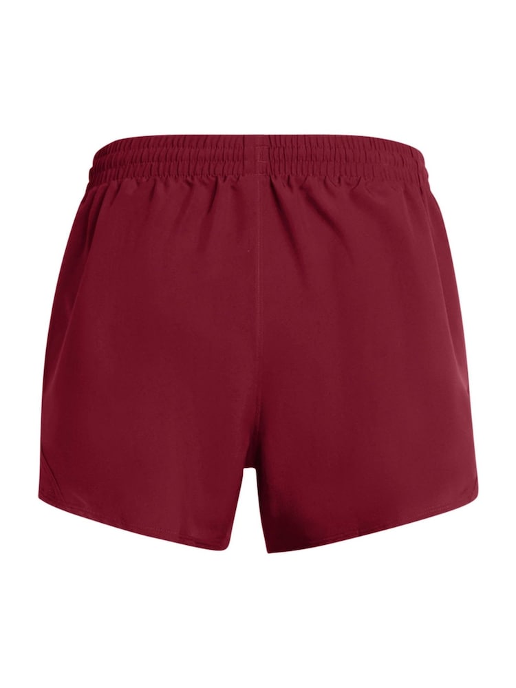 Under Armour Red Fly By 3 Shorts - Image 6 of 6
