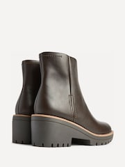 Linzi Brown Rival Wedge Heel Ankle Boots - Image 4 of 5