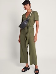 Monsoon Green Azalea Tie Jumpsuit - Image 1 of 5