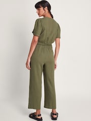 Monsoon Green Azalea Tie Jumpsuit - Image 2 of 5