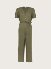 Monsoon Green Azalea Tie Jumpsuit - Image 5 of 5