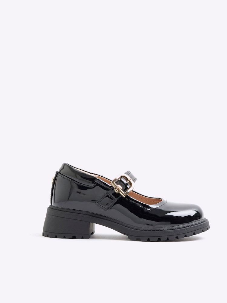 River Island – Mary-Jane-Schuhe aus Lackleder mit Absatz für Mädchen - Bild 1 von 4 River Island – Mary-Jane-Schuhe aus Lackleder mit Absatz für Mädchen - Bild 1 von 4