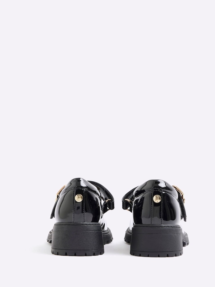 River Island – Mary-Jane-Schuhe aus Lackleder mit Absatz für Mädchen - Bild 2 von 4