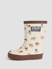 JoJo Maman Bébé Brown Bug Print Wellies - Image 1 of 6