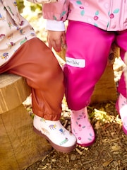 JoJo Maman Bébé Brown Bug Print Wellies - Image 6 of 6