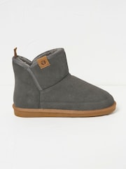 FatFace Suede Slipper Boots - Imagem 1 de 3