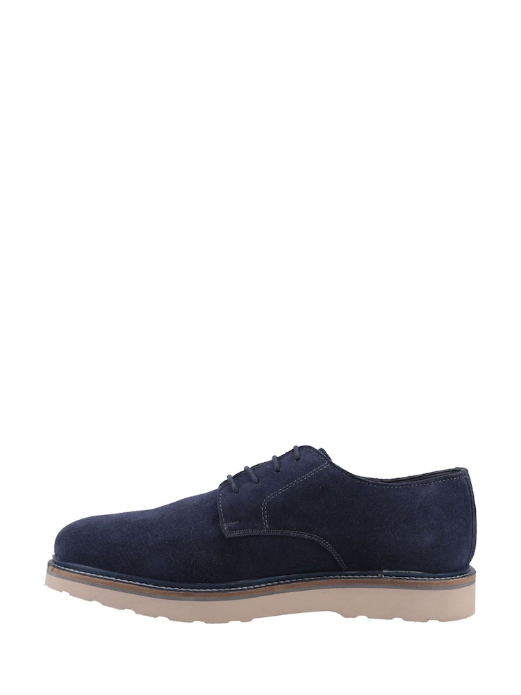 Hush Puppies Navy Maxwell Suede Shoes - Bild 2 von 5