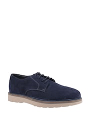 Hush Puppies Navy Maxwell Suede Shoes - Bild 3 von 5