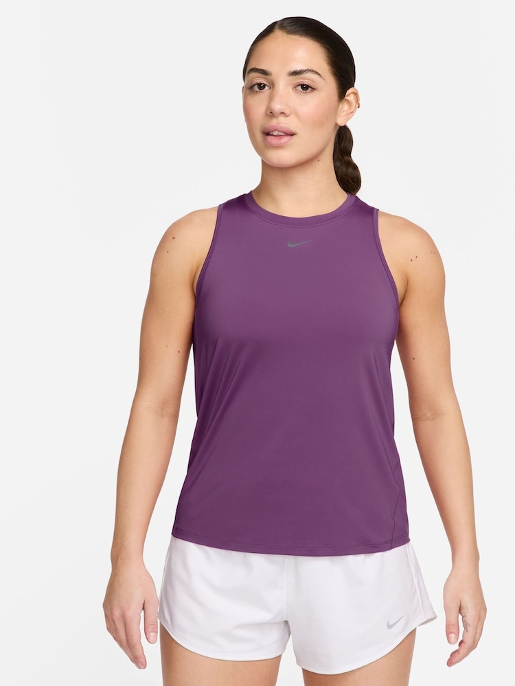 Nike Purple One Classic Dri-FIT Tank Top - Image 1 of 3
