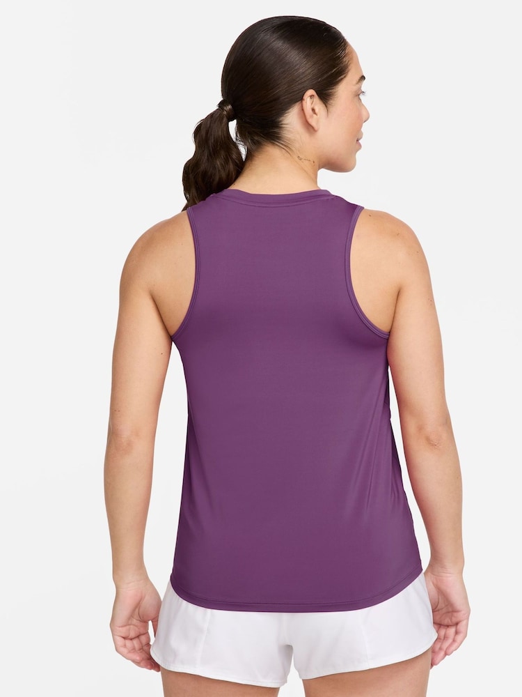 Nike Purple One Classic Dri-FIT Tank Top - Image 2 of 3