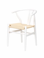 Pacific White Beech Wood and Natural Rope Dining Chair - Image 3 of 6