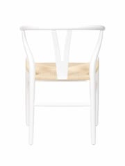 Pacific White Beech Wood and Natural Rope Dining Chair - Image 5 of 6