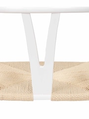 Pacific White Beech Wood and Natural Rope Dining Chair - Image 6 of 6