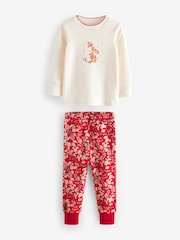 Red Mouse 3 Pack 100% Cotton Long Sleeve Snuggle Pyjamas (9mths-12yrs) - Image 2 of 9