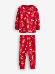 Red Mouse 3 Pack 100% Cotton Long Sleeve Snuggle Pyjamas (9mths-12yrs) - Image 3 of 9